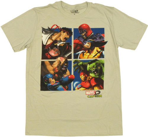 Marvel vs Capcom Teams T Shirt Sheer