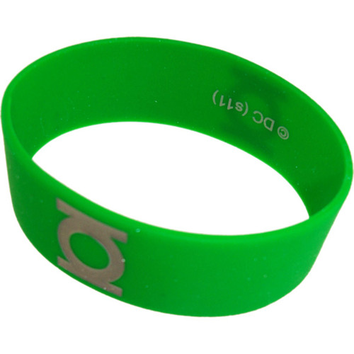 Green Lantern Logo Rubber Wristband Green Lantern Logo Rubber Wristband