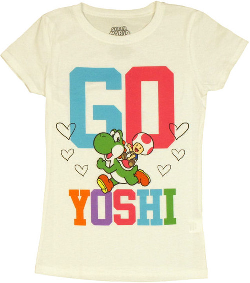Yoshi Go Youth Girls T Shirt Yoshi Go Youth Girls T Shirt