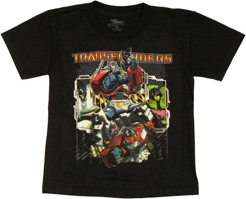Transformers Group Fence Juvenile T Shirt