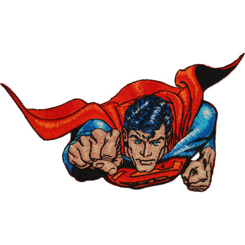 Superman Flying Out Patch Superman Flying Out Patch