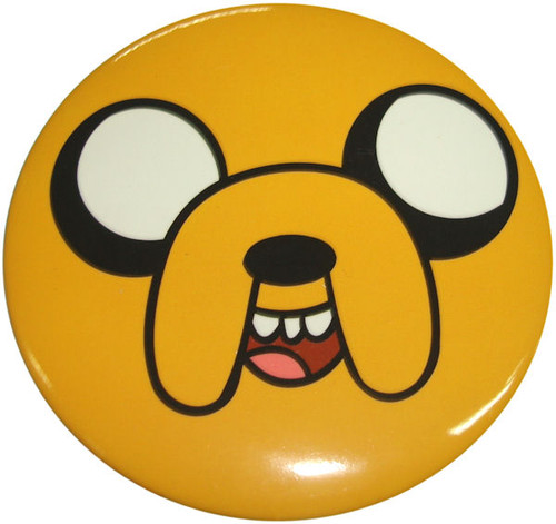 Adventure Time Jake Face Button Adventure Time Jake Face Button