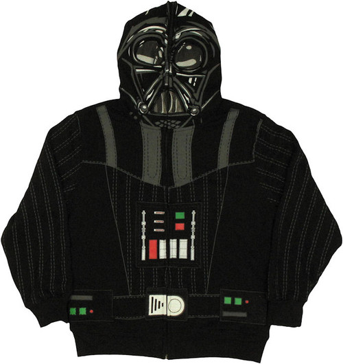 Star Wars Vader Printed Hood Zip Youth Hoodie Star Wars Vader Printed Hood Zip Youth Hoodie