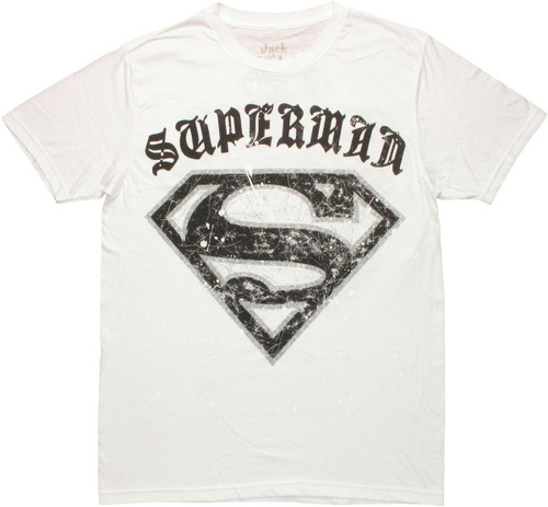 Superman Gothic Logo T Shirt Sheer Superman Gothic Logo T Shirt Sheer