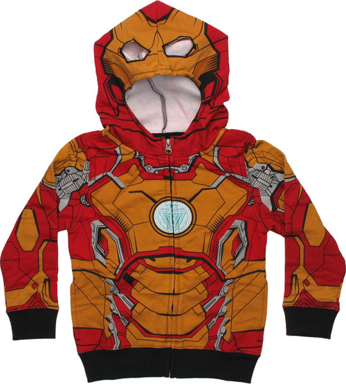 Iron Man 3 Mark XLII Toddler Hoodie Iron Man 3 Mark XLII Toddler Hoodie