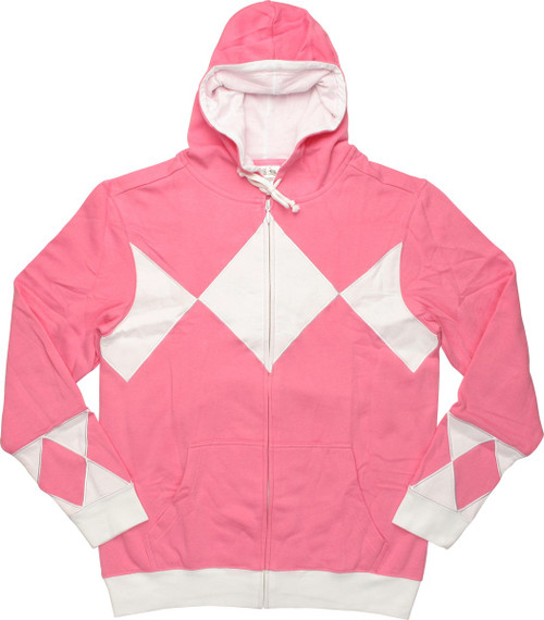 Power Rangers Pink Costume Hoodie Power Rangers Pink Costume Hoodie