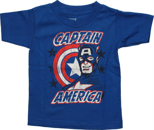 Captain America Vintage Smile Toddler T Shirt Captain America Vintage Smile Toddler T Shirt