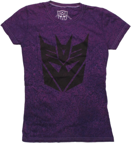 Transformers Decepticon Stencil Distressed Baby Tee Transformers Decepticon Stencil Distressed Baby Tee