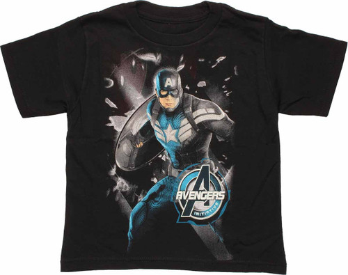 Captain America Avengers Initiative Juvenile T Shirt Captain America Avengers Initiative Juvenile T Shirt