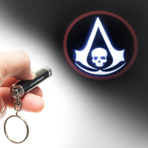 Assassins Creed Black Flag Flashlight Keychain