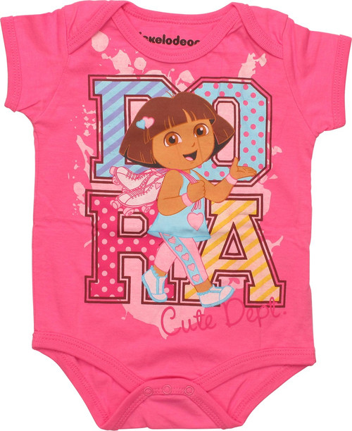 Dora The Explorer Cute Dept Snap Suit