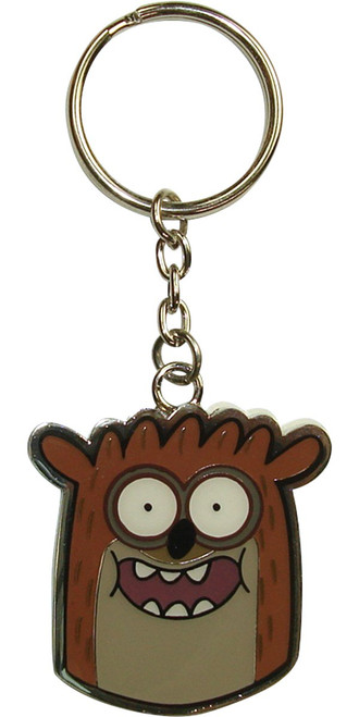 Regular Show Rigby Head Metal Keychain Regular Show Rigby Head Metal Keychain