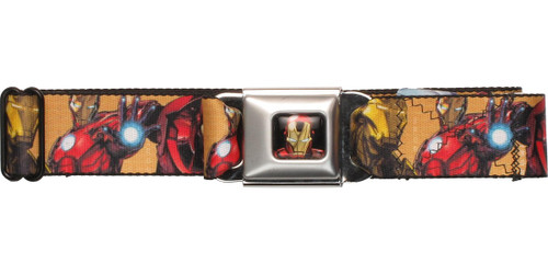 Iron Man Armored Avenger Palm Seatbelt Mesh Belt Iron Man Armored Avenger Palm Seatbelt Mesh Belt