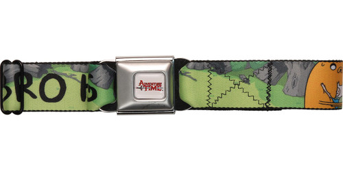 Adventure Time Bro Hug Forest Seatbelt Mesh Belt Adventure Time Bro Hug Forest Seatbelt Mesh Belt
