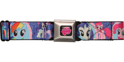 My Little Pony Characters Purple Seatbelt Mesh Belt