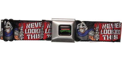 Ninja Turtles Shredder Never Looked This Good Seatbelt Mesh Belt Ninja Turtles Shredder Never Looked This Good Seatbelt Mesh Belt