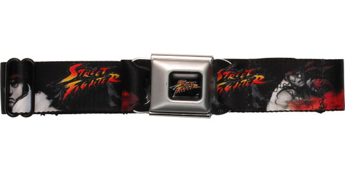 Street Fighter Ryu Seatbelt Mesh Belt Street Fighter Ryu Seatbelt Mesh Belt