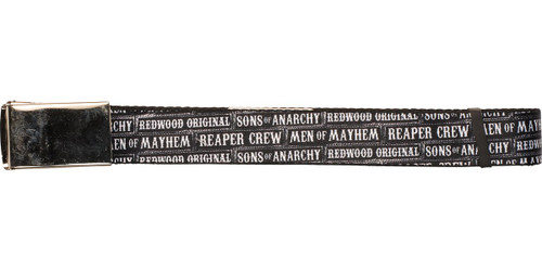 Sons of Anarchy Men of Mayhem Mesh Belt Sons of Anarchy Men of Mayhem Mesh Belt