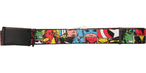 Avengers Group Faces Square Mesh Belt Avengers Group Faces Square Mesh Belt