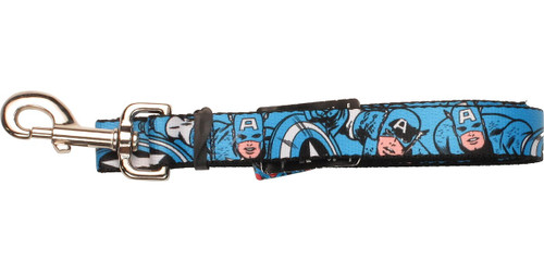 Captain America Poses Blue Pet Leash Captain America Poses Blue Pet Leash