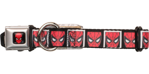 Spiderman Mask Squares Pet Collar Spiderman Mask Squares Pet Collar