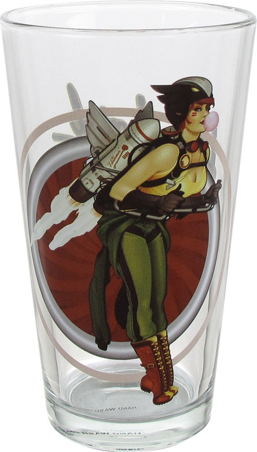 Hawkgirl Bombshell Toon Tumbler Pint Glass Hawkgirl Bombshell Toon Tumbler Pint Glass