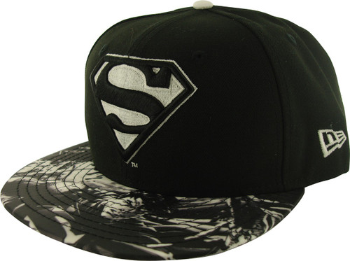 Superman Glow Logo 59FIFTY Hat Superman Glow Logo 59FIFTY Hat