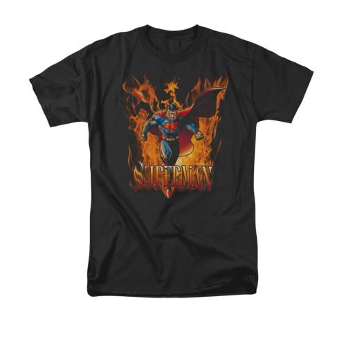 Superman Through The Fire T Shirt