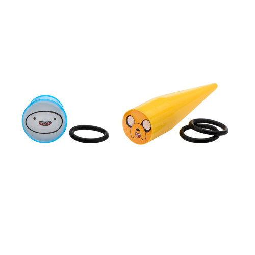 Adventure Time Jake Finn Plugs Tapers Set Adventure Time Jake Finn Plugs Tapers Set