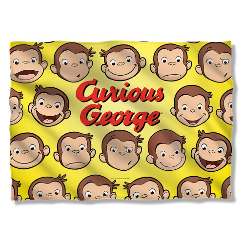 Curious George Heads Pillow Case