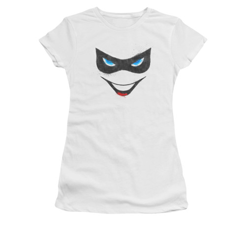 Harley Quinn Harley Face Juniors T Shirt