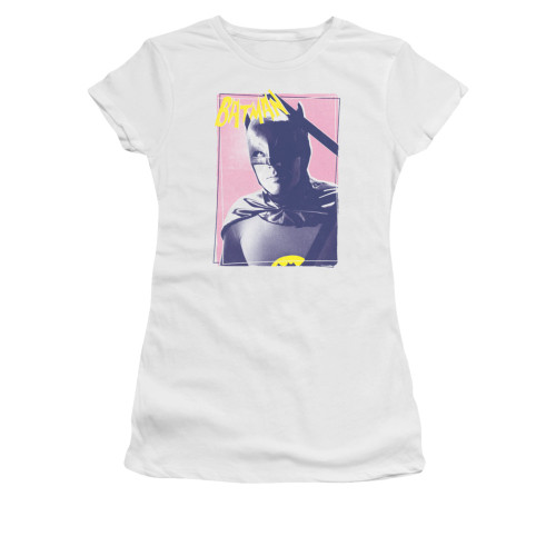Batman Classic TV Wayne 80's Juniors T Shirt Batman Classic TV Wayne 80's Juniors T Shirt