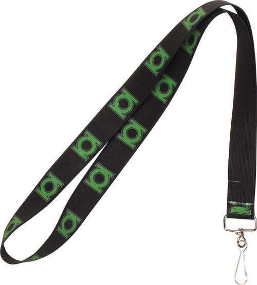 Green Lantern Logos Elastic Lanyard Green Lantern Logos Elastic Lanyard