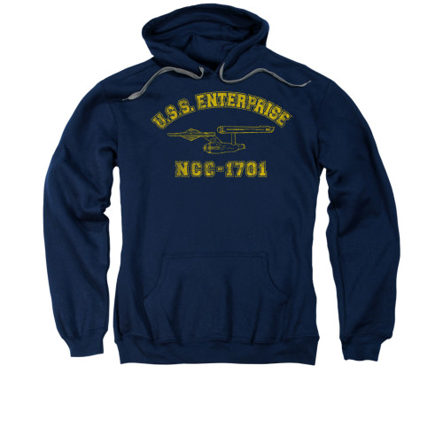 Star Trek Enterprise Athletic Pullover Hoodie Star Trek Enterprise Athletic Pullover Hoodie