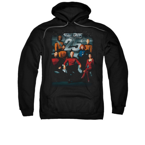 Star Trek TNG 25 Cast Pullover Hoodie Star Trek TNG 25 Cast Pullover Hoodie