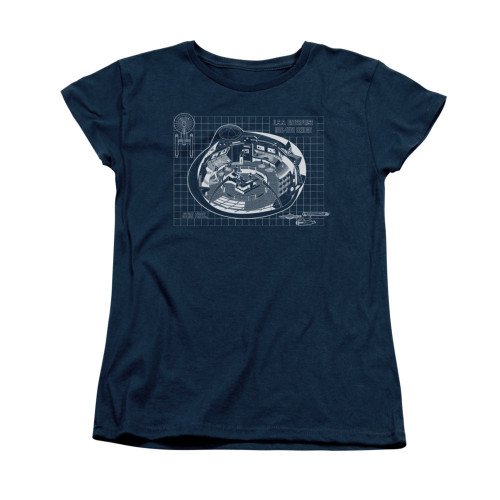 Star Trek Bridge Prints Ladies T Shirt Star Trek Bridge Prints Ladies T Shirt