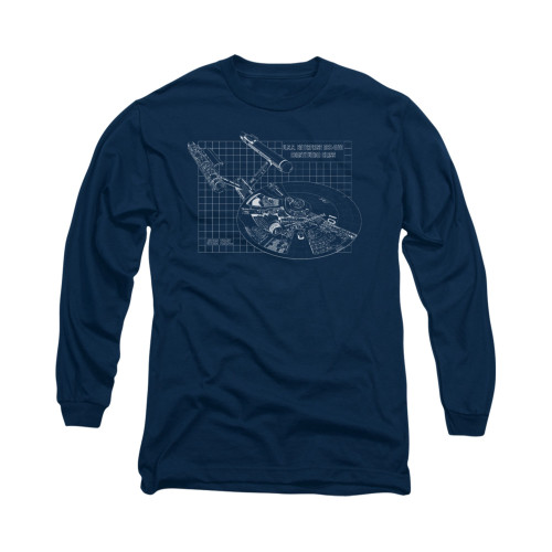 Star Trek Enterprise Prints Long Sleeve T Shirt Star Trek Enterprise Prints Long Sleeve T Shirt