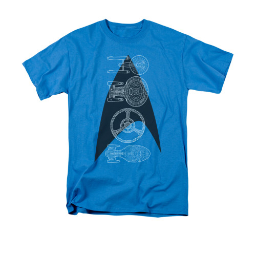 Star Trek Line of Ships T Shirt Star Trek Line of Ships T Shirt