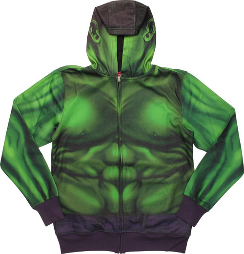 Incredible Hulk Sublimated Costume Hoodie