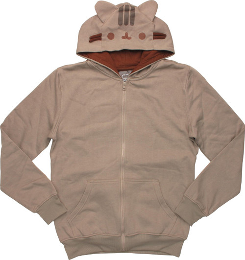 pusheen hoodie with cat ears