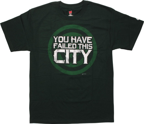 Green Arrow Failed City Bullseye T-Shirt Green Arrow Failed City Bullseye T-Shirt