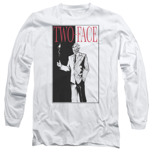 Two Face Rectangle Long Sleeve T Shirt