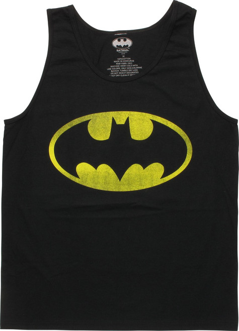Batman Vintage Oval Logo Tank Top Batman Vintage Oval Logo Tank Top