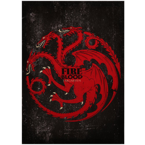 Game Of Thrones Fire Blood Targaryen Logo Giclee