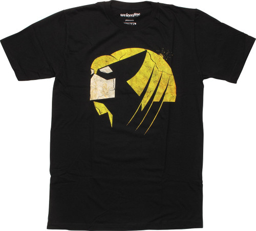 X Men Wolverine Head Cracked T-Shirt