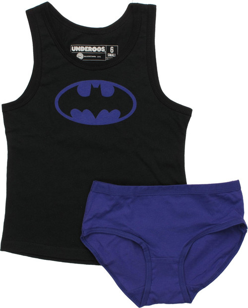 Batman Purple Logo Youth Tank Pajama Set Batman Purple Logo Youth Tank Pajama Set