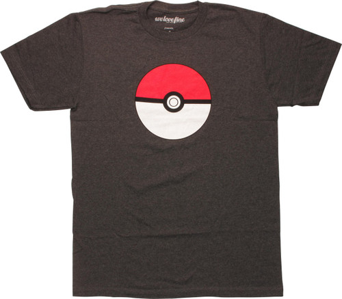 Pokemon Poke Ball and Pikachu Mighty Fine T-Shirt Pokemon Poke Ball and Pikachu Mighty Fine T-Shirt