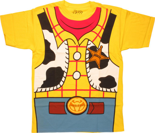 Toy Story Sheriff Woody Costume MF T-Shirt Toy Story Sheriff Woody Costume MF T-Shirt
