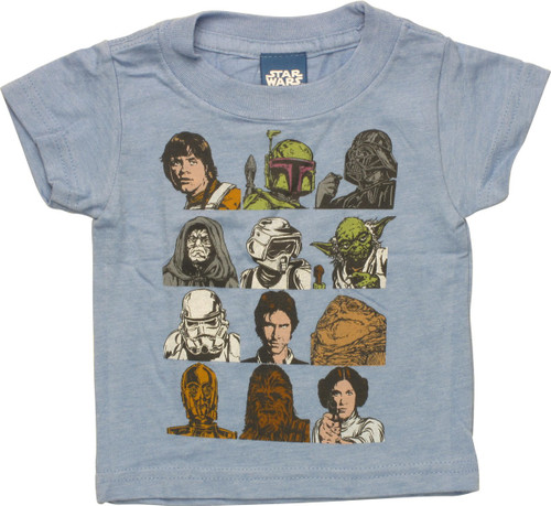 Star Wars Rotj Heroes And Villains Infant T Shirt