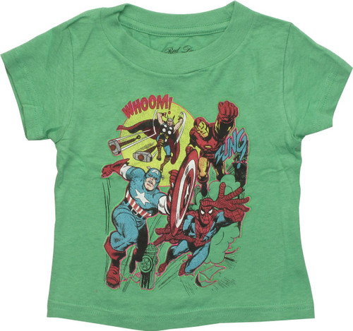 Avengers Heroes Whoom Zung Action Infant T-Shirt